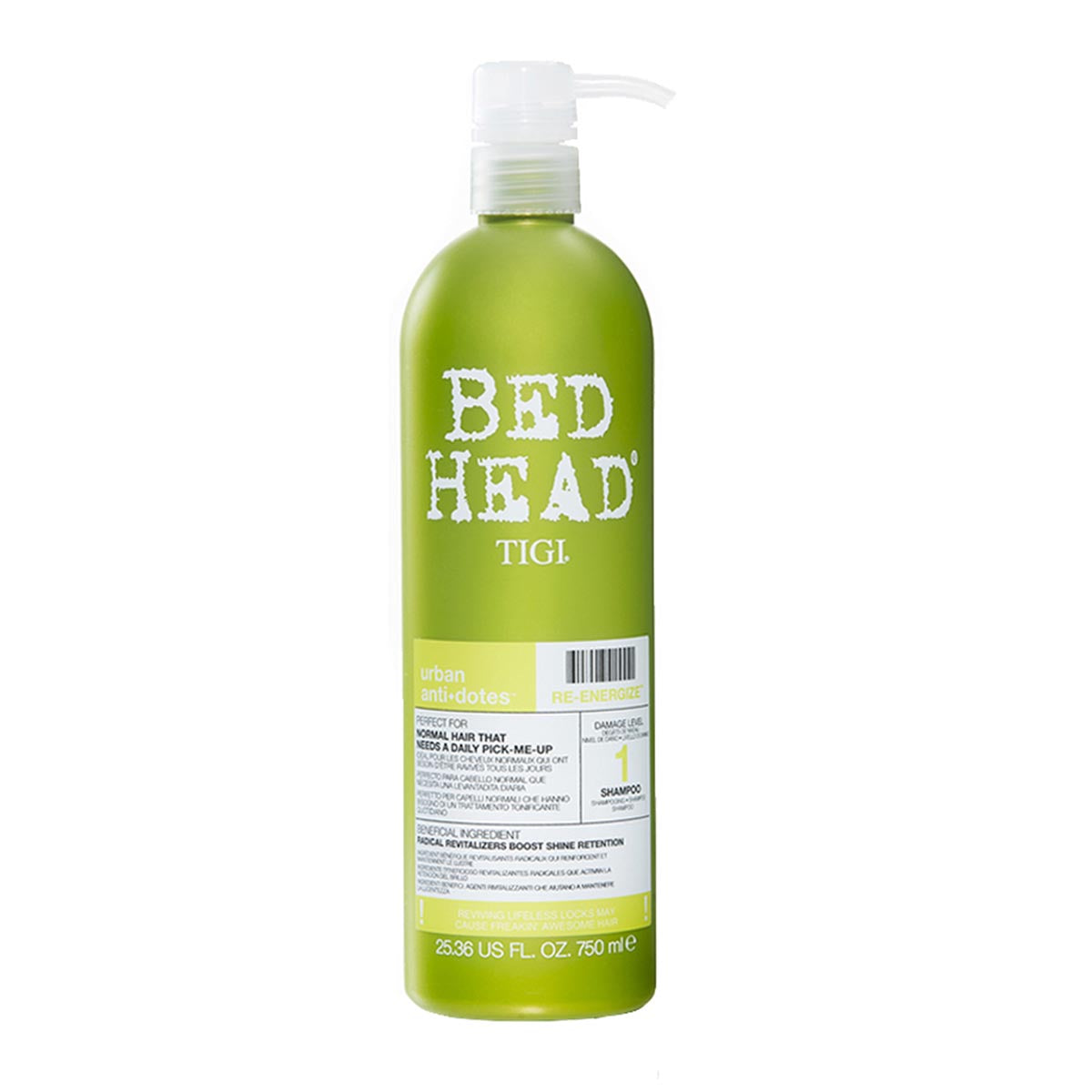 Tigi Bed Head Urban Anti-Dotes Re-Energize Shampoo 750Ml